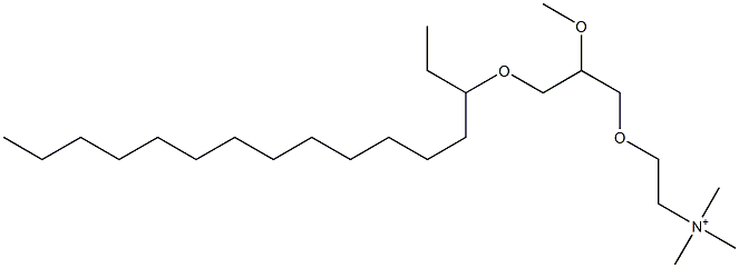 2-(3-Hexadecyloxy-2-methoxypropyloxy)-N,N,N-trimethylethanaminium|