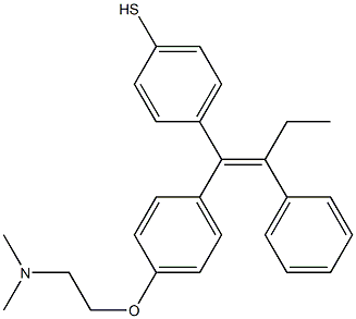 2-[4-[(E)-1-(4-Mercaptophenyl)-2-phenyl-1-butenyl]phenoxy]-N,N-dimethylethanamine