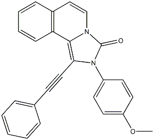 1-(Phenylethynyl)-2-(4-methoxyphenyl)imidazo[5,1-a]isoquinolin-3(2H)-one