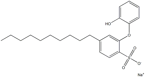 2'-Hydroxy-5-decyl[oxybisbenzene]-2-sulfonic acid sodium salt