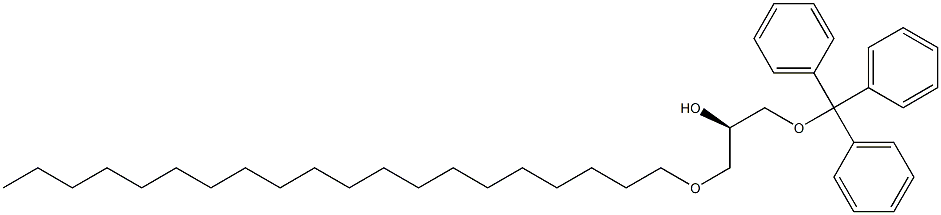 [R,(+)]-1-(Icosyloxy)-3-(trityloxy)-2-propanol Struktur