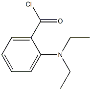 o-(Diethylamino)benzoyl chloride Structure
