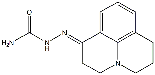 2,3,6,7-Tetrahydro-1H,5H-benzo[ij]quinolizin-1-one semicarbazone Structure