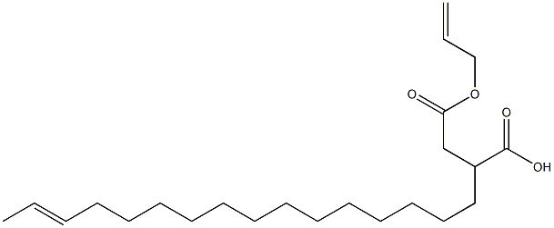2-(14-Hexadecenyl)succinic acid 1-hydrogen 4-allyl ester 结构式