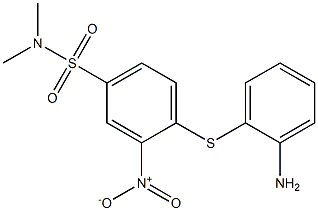 o-(4-Dimethylaminosulfonyl-2-nitrophenylthio)aniline