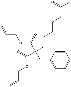 2-(4-Acetoxybutyl)-2-benzylmalonic acid bis(2-propenyl) ester