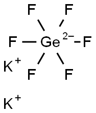 ふっ化ゲルマニウム酸カリウム 化学構造式