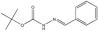 ベンズアルデヒドtert-ブチルオキシカルボニルヒドラゾン 化学構造式