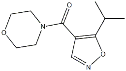 4-(Morpholinocarbonyl)-5-isopropylisoxazole Structure