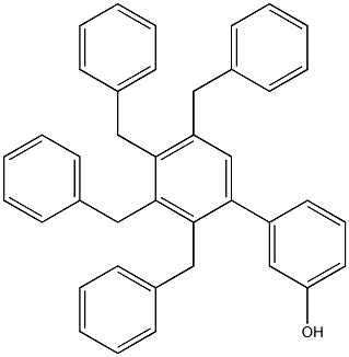 3-(2,3,4,5-Tetrabenzylphenyl)phenol Structure