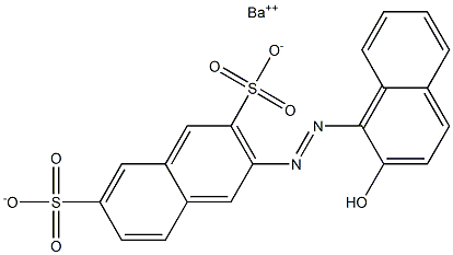 2-[(2-Hydroxy-1-naphtyl)azo]-3,6-naphthalenedisulfonic acid barium salt