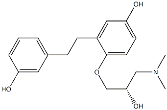 (2S)-3-(Dimethylamino)-1-[4-hydroxy-2-(3-hydroxyphenethyl)phenoxy]-2-propanol
