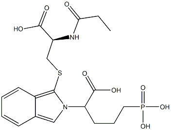 S-[2-(4-Phosphono-1-carboxybutyl)-2H-isoindol-1-yl]-N-propionyl-L-cysteine