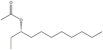 (-)-Acetic acid (S)-1-ethylnonyl ester Struktur