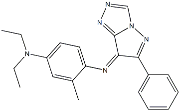 (7Z)-7-[[2-Methyl-4-(diethylamino)phenyl]imino]-6-phenyl-7H-pyrazolo[5,1-c]-1,2,4-triazole