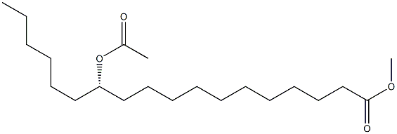 [S,(-)]-12-Acetyloxystearic acid methyl ester Struktur