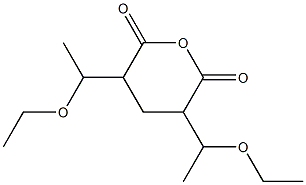 2,4-Bis(1-ethoxyethyl)glutaric anhydride Structure