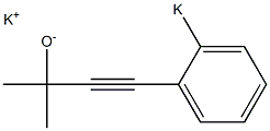 Potassium 3-(2-potassiophenyl)-1,1-dimethyl-2-propyne-1-olate