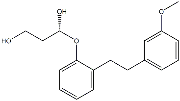 (3R)-3-[2-(3-Methoxyphenethyl)phenoxy]-1,3-propanediol Struktur