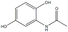 2-(Acetylamino)-1,4-benzenediol Structure
