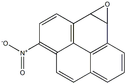 1-ニトロ-4,5-ジヒドロ-4,5-エポキシピレン 化学構造式