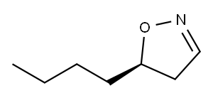 (R)-5-ブチル-2-イソオキサゾリン 化学構造式
