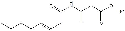 3-(3-Octenoylamino)butyric acid potassium salt
