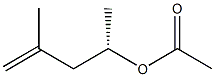 (-)-Acetic acid (S)-4-methyl-4-pentene-2-yl ester Struktur