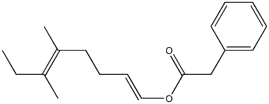 Phenylacetic acid 5,6-dimethyl-1,5-octadienyl ester