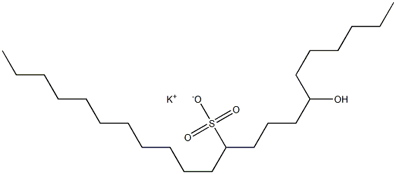 7-Hydroxydocosane-11-sulfonic acid potassium salt
