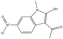 3-Acetyl-6-nitro-1-methyl-1H-indol-2-ol