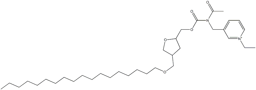 3-[[N-Acetyl-N-[[(tetrahydro-4-octadecyloxymethylfuran)-2-yl]methoxycarbonyl]amino]methyl]-1-ethylpyridinium
