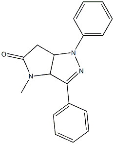 1,3a,4,6a-Tetrahydro-1-phenyl-3-phenyl-4-methylpyrrolo[3,2-c]pyrazol-5(6H)-one