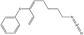 (3E)-8-Azido-3-(phenylthio)-1,3-octadiene Structure