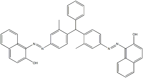 1,1'-[Phenylmethylenebis(3-methyl-4,1-phenylene)bisazo]bis(2-naphthol)