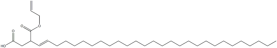 3-(1-Octacosenyl)succinic acid 1-hydrogen 4-allyl ester Structure