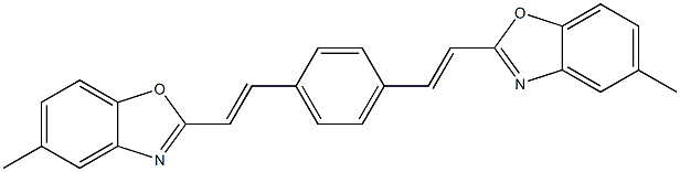 2,2'-[1,4-Phenylenebis[(E)-1,2-ethenediyl]]bis[5-methylbenzoxazole]