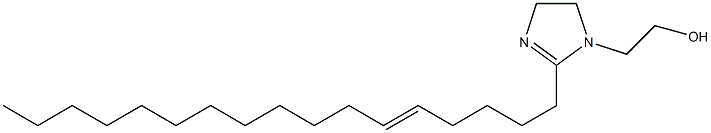 2-(5-Heptadecenyl)-2-imidazoline-1-ethanol Structure