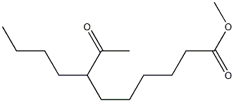 7-Acetylundecylic acid methyl ester Structure