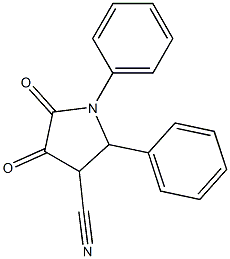 1-Phenyl-2-phenyl-4,5-dioxopyrrolidine-3-carbonitrile