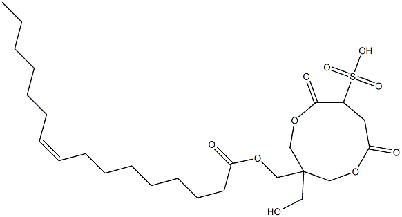 Palmitoleic acid [1-(hydroxymethyl)-4,7-dioxo-6-sulfo-3,8-dioxacyclononan-1-yl]methyl ester