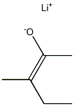 Lithium(E)-3-methyl-2-pentene-2-olate Structure