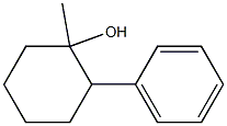1-メチル-2-フェニルシクロヘキサノール 化学構造式