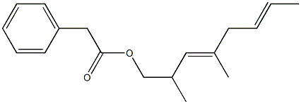 Phenylacetic acid 2,4-dimethyl-3,6-octadienyl ester