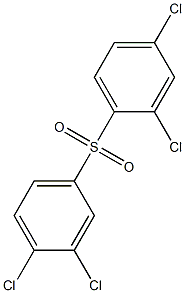 2,4-Dichlorophenyl 3,4-dichlorophenyl sulfone Structure
