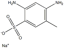 2,4-Diamino-5-methylbenzenesulfonic acid sodium salt Struktur