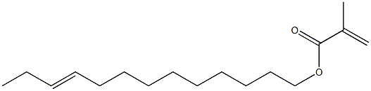 Methacrylic acid (10-tridecenyl) ester Struktur