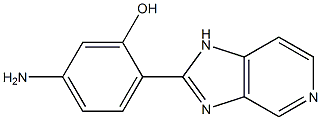 2-[1H-Imidazo[4,5-c]pyridin-2-yl]-5-aminophenol Structure
