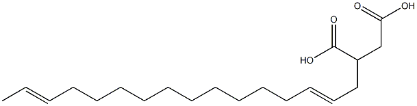 (2,14-Hexadecadienyl)succinic acid Struktur