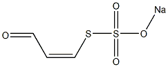 (Z)-3-(Sodiosulfothio)acrylaldehyde
